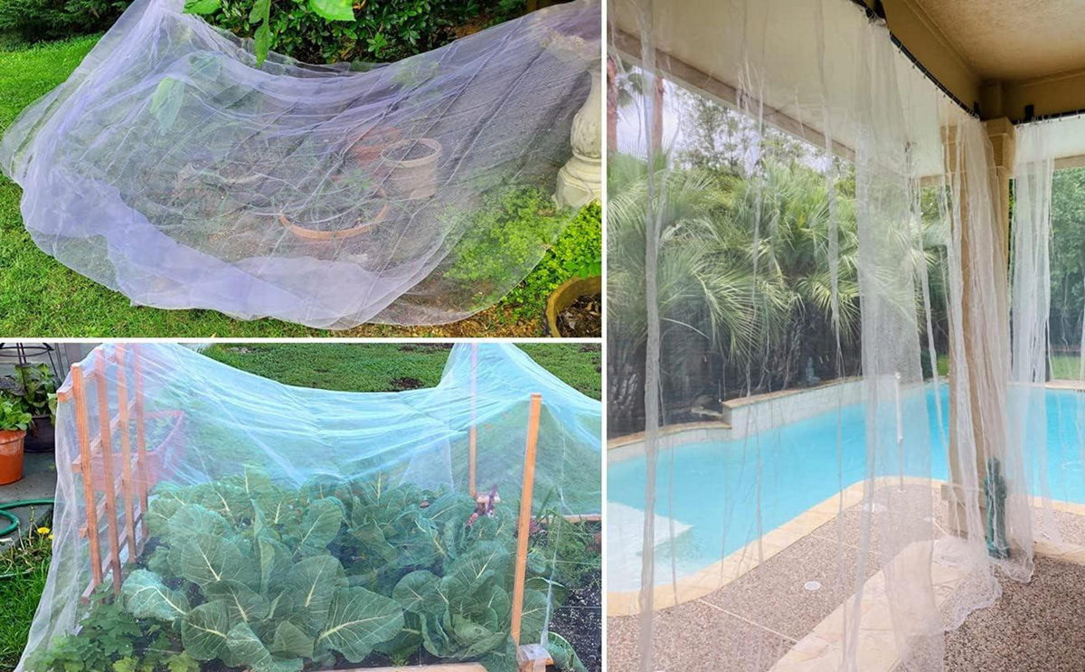 Gemüsenetz Insektenschutznetz fein 2m x 5m Gemüseschutznetz Pflanzen