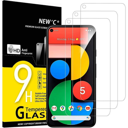 Panzer Schutz Glas für Google Pixel 5 5G 3er Pack