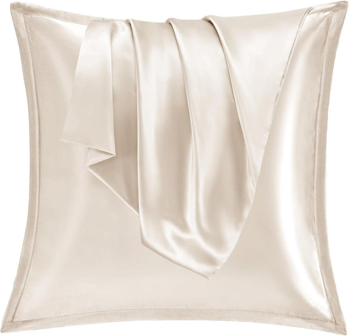 Satin Kissenbezug 80x80 2er Set Weich Curly Haar Pflegeleicht