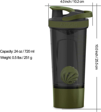 Inspirational Protein Shaker Flasche 680ml mit Dual Mixing Technology