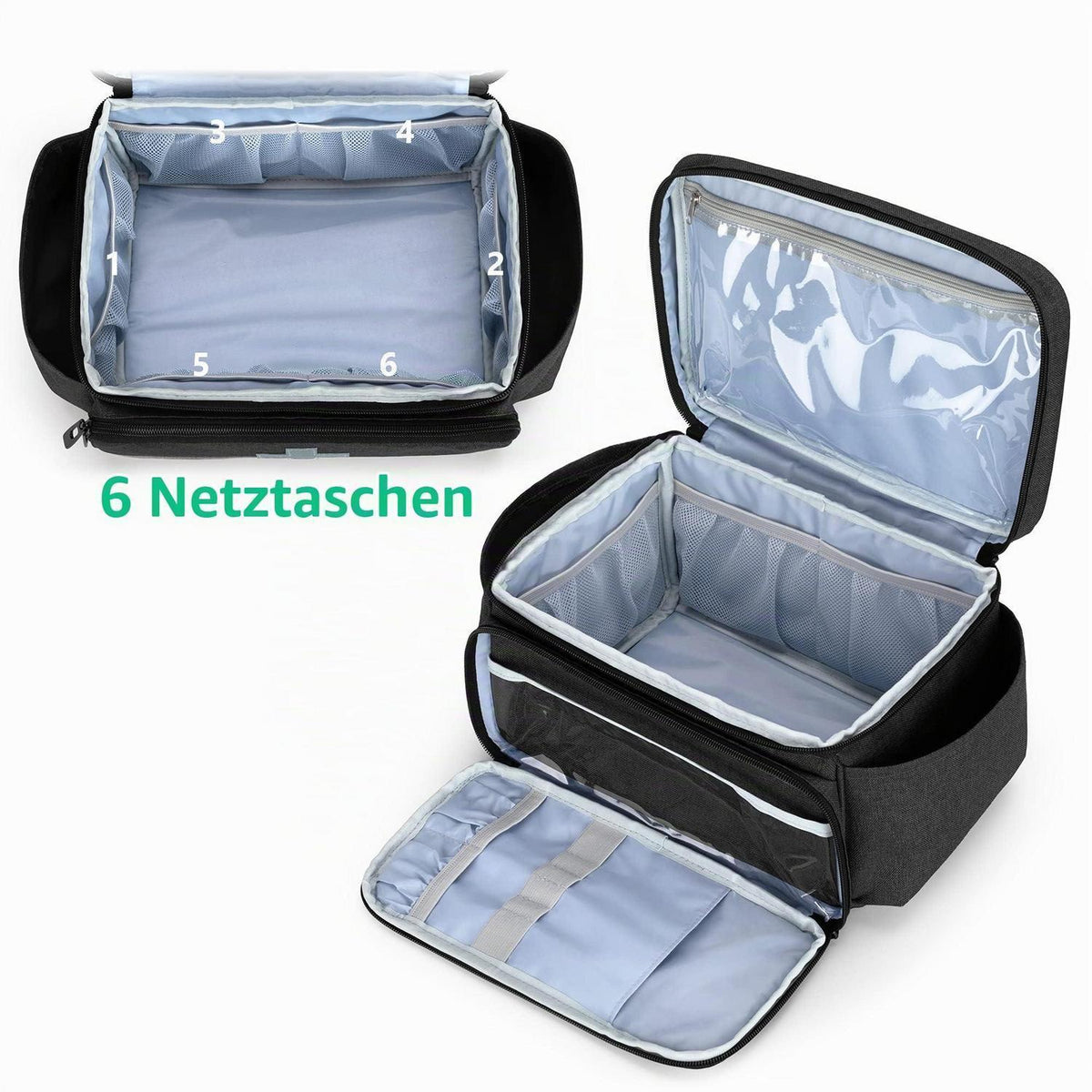 Erste Hilfe Set Tasche – Medizinische Notfalltasche Schwarz
