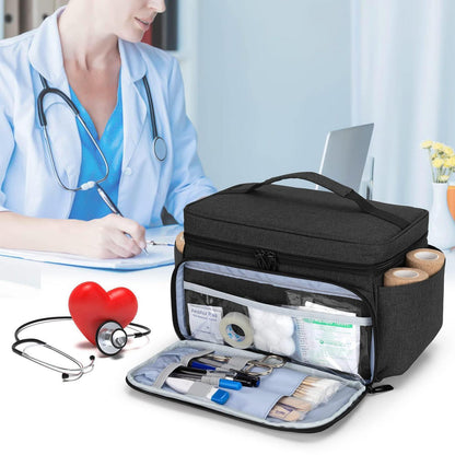 Erste Hilfe Set Tasche – Medizinische Notfalltasche Schwarz