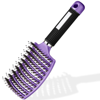 Professionelle Haarbürste für lange lockige Haare mit