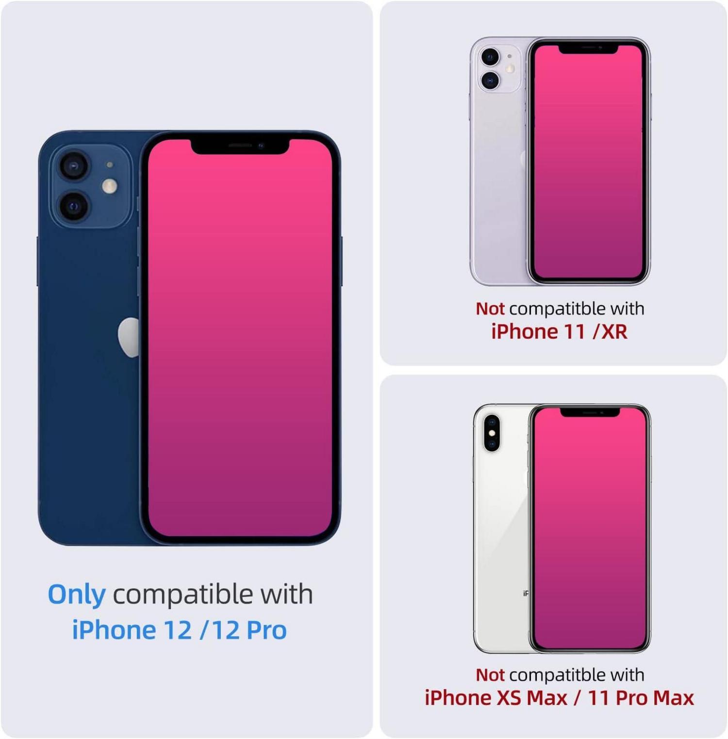 Erha Genius Sichtschutz Panzerglas iPhone 12 Pro 6,1 Zoll