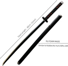 Halloween Cosplay Sword PU Foam 31.5inch Demon Slayer Weapon