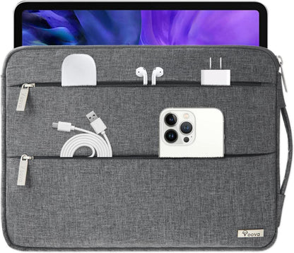 Voova Laptop Hülle 14-14,6 Zoll Wasserdicht Dunkelgrau