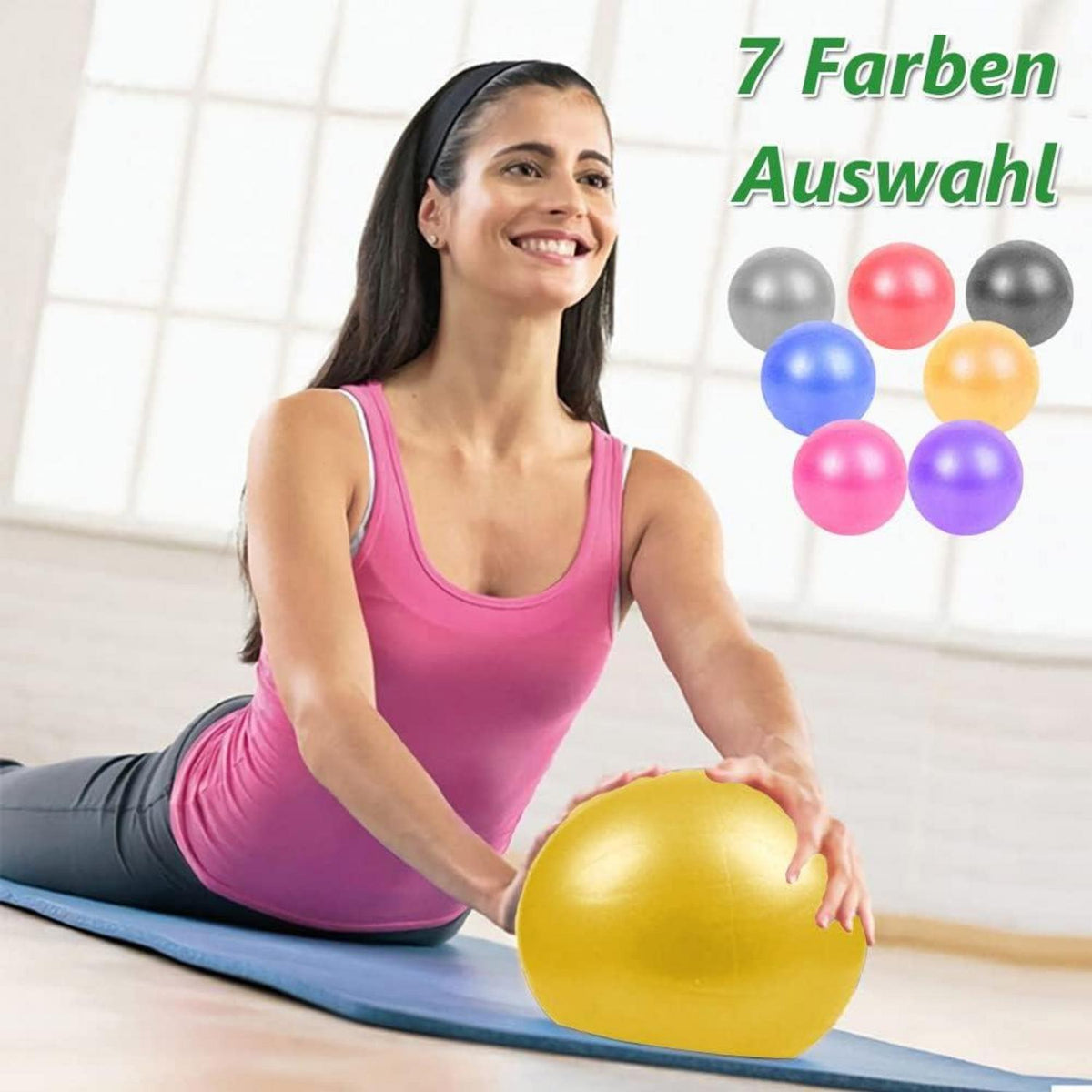 25cm Gymnastikball Pilates Yoga Ball Baby Soft Fitnessball