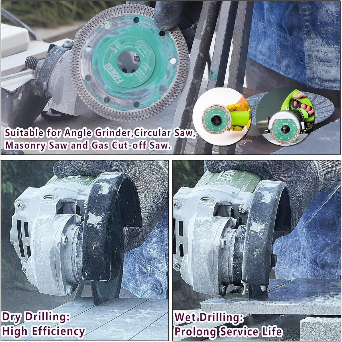 Diamant Trennscheibe 300mm Turbo Mesh für Keramik, Granit