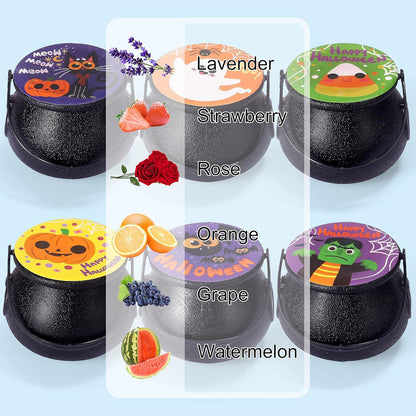 JOYIN Halloween Hexenkessel Badebomben Set mit Mochi Squishy Spielzeug