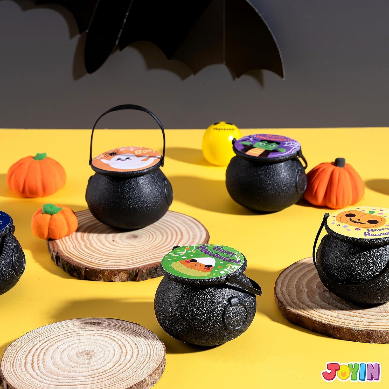 JOYIN Halloween Hexenkessel Badebomben Set mit Mochi Squishy Spielzeug