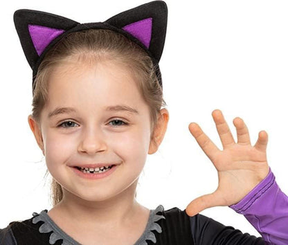 Spooktacular Creations Halloween Katzenkostüm Mädchen lila schwarz Tutu Party 3T