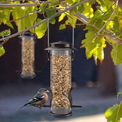 Vogelfutterhaus zum Aufhängen Metall 2 Anschlüsse