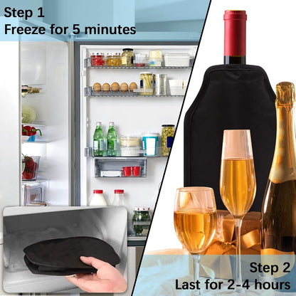 Weinkühler-Hülle für Prosecco Champagner Bier 20cm 400g