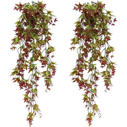 Künstliche Herbstdeko Pflanzen Hängend 2er Set Outdoor 27,8