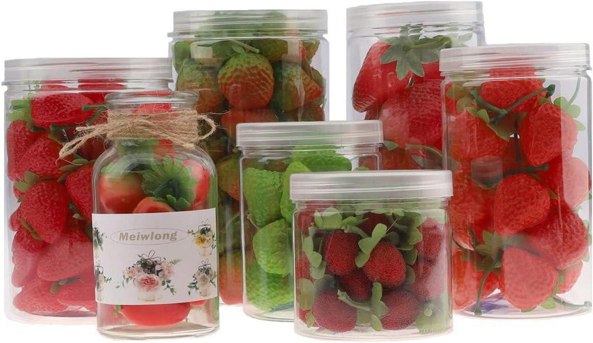 30 PCS Künstliche Erdbeere Rot Realistisch Lebensecht Früchte