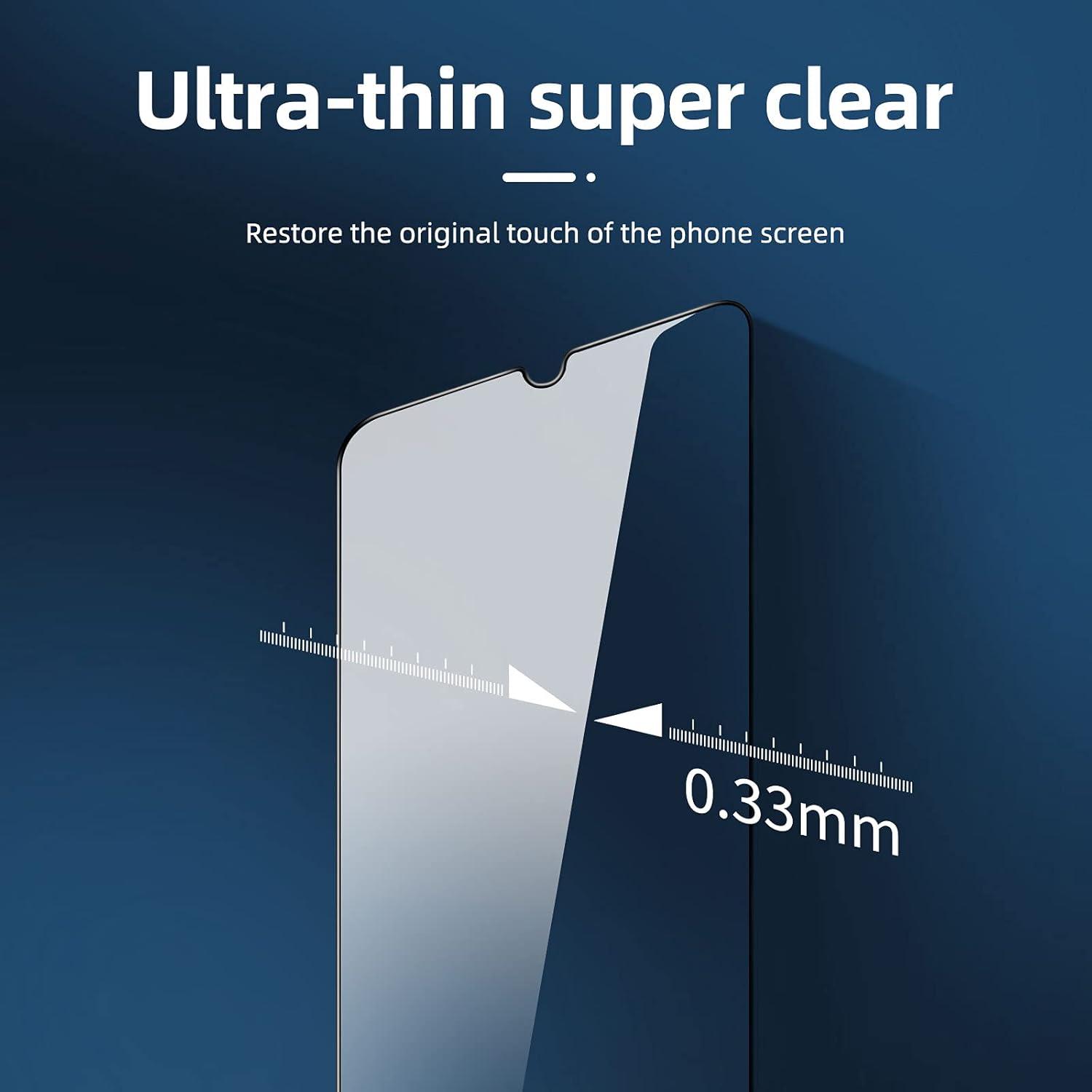 NEW'C 3er Set Panzer Schutz Glas Samsung Galaxy A22 4G Displayschutzfolie 9H Härte