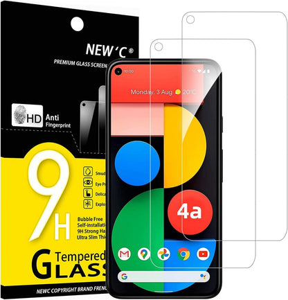 Panzer Schutz Glas Google Pixel 4a 5G 2er Pack 9H Härte Ultra-klar