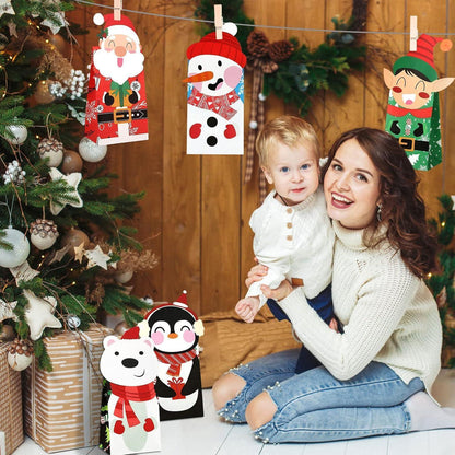 LIHAO Weihnachten Geschenktüten 24pcs Papiertüten
