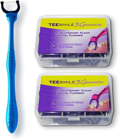 Zahnseidenhalter Evolutionary Clean Aufsteckköpfe-Set