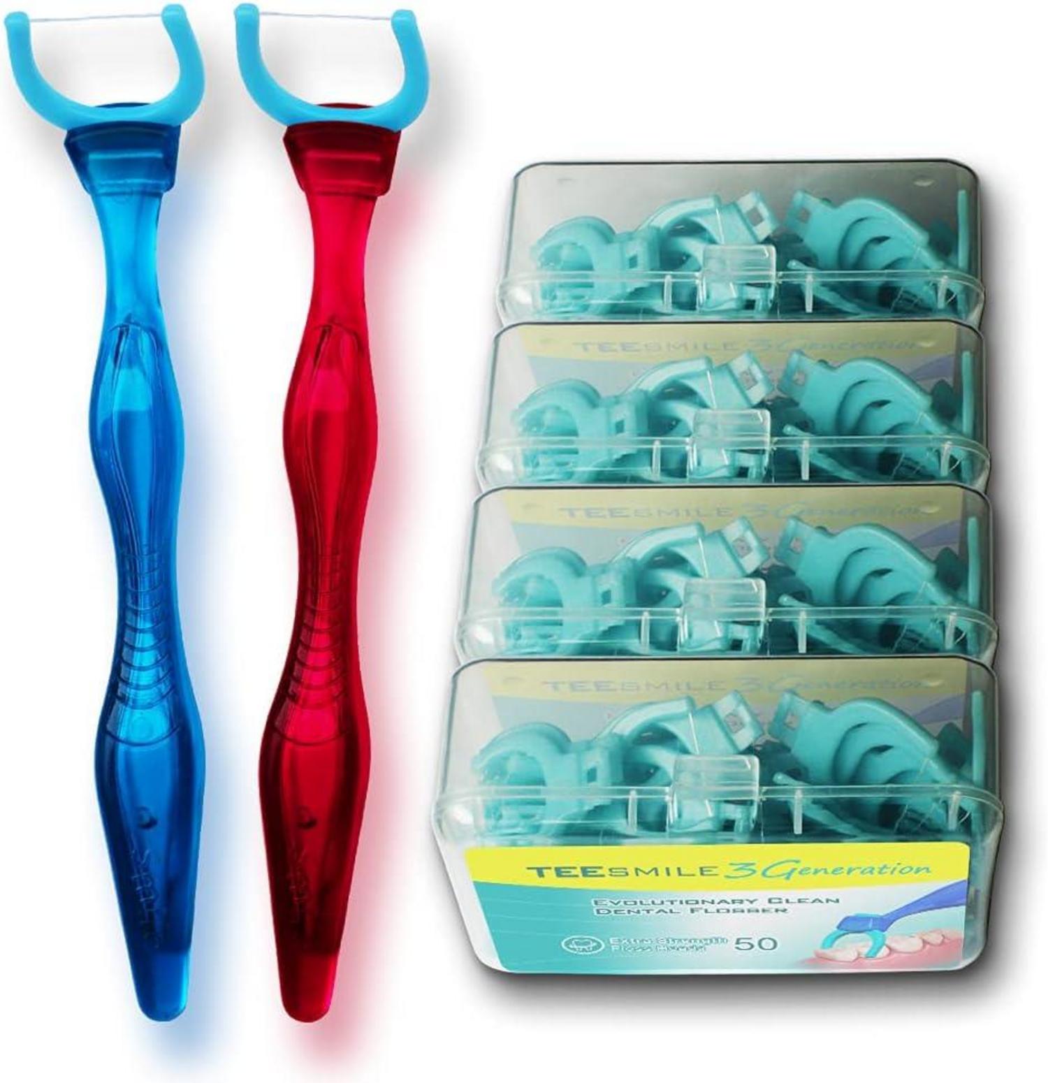 Evolutionary Clean Zahnseidenhalter +200 Extra-Reißfest-Aufsteckköpfe