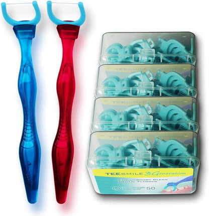Evolutionary Clean Zahnseidenhalter +200 Extra-Reißfest-Aufsteckköpfe