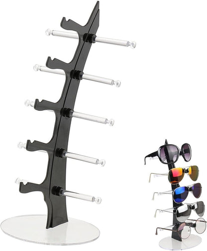 Brillenhalter Schwarz Brillenständer Sonnenbrille Aufbewahrung Display