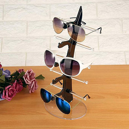 Brillenhalter Schwarz Brillenständer Sonnenbrille Aufbewahrung Display