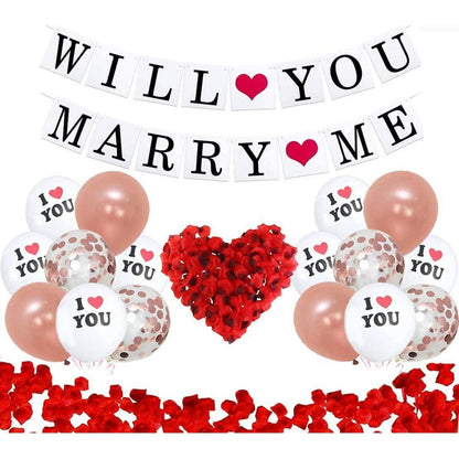 "Will You Marry Me" Girlande – Heiratsantrag & Hochzeitsdeko