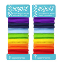 Chakra Haar Elastik Haargummi Set 56 Stück 4mm 7 Farben