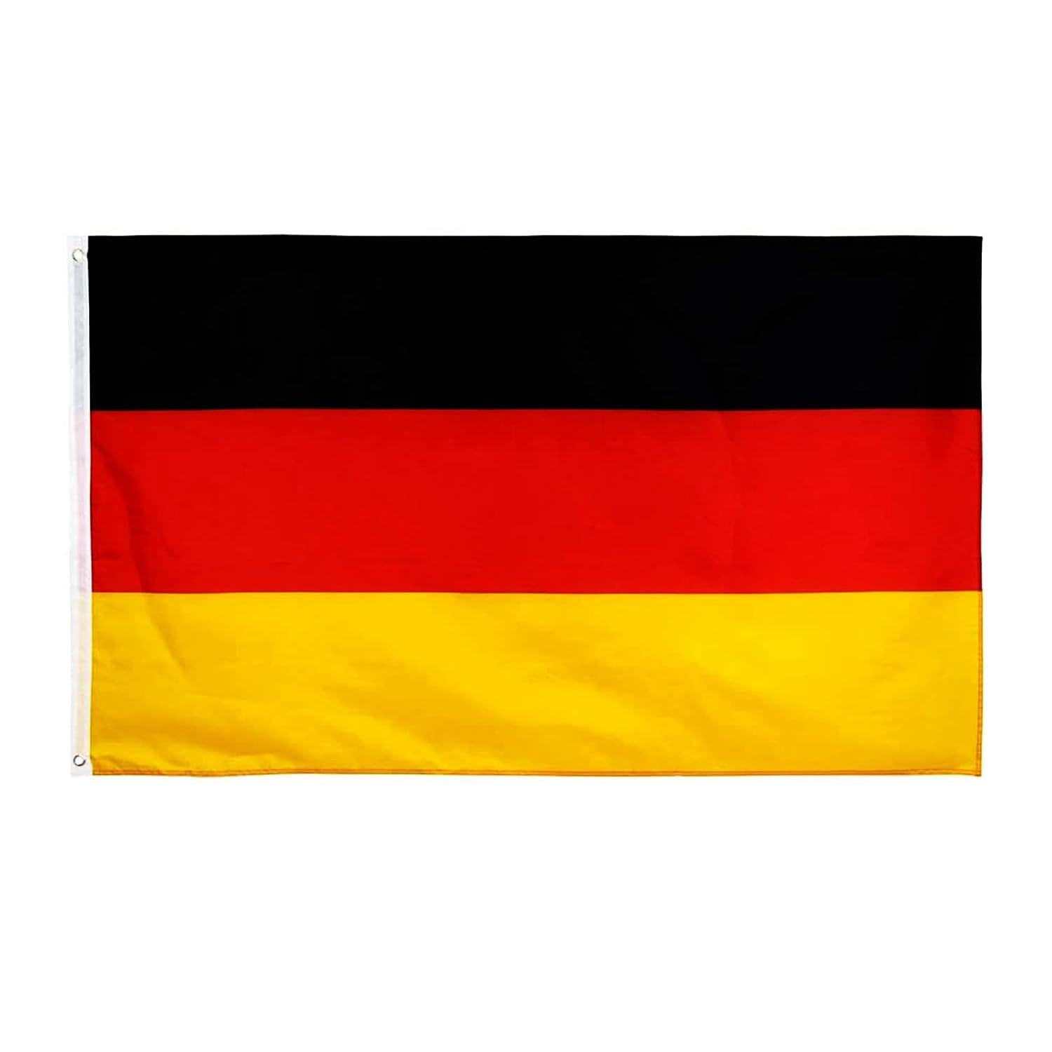Deutsche Flagge 90 * 150cm mit Metallösen & hochwertigen Stoffen