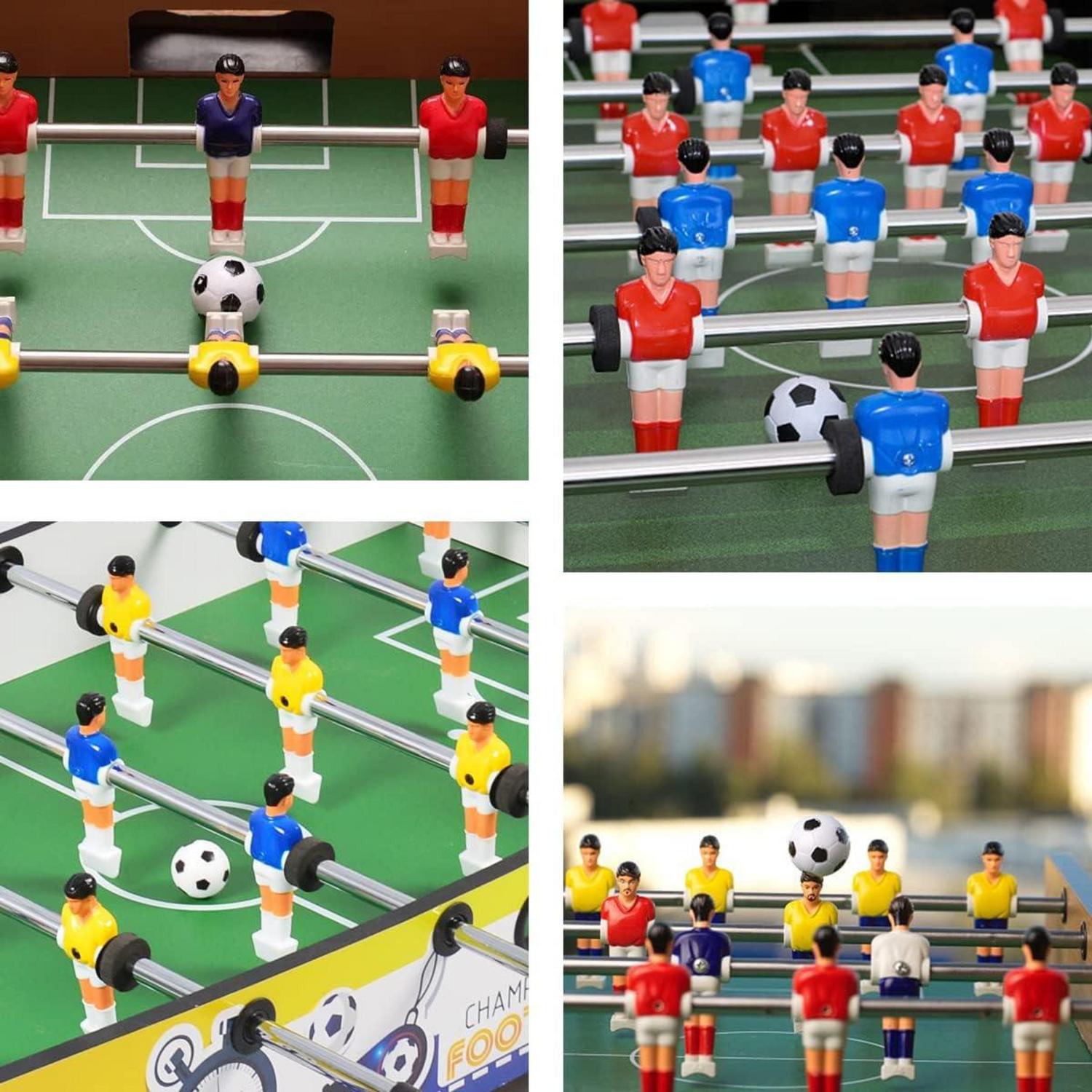 12 Stück Kickerbälle 36mm Schwarz Tischfußball Ersatzkick-Set