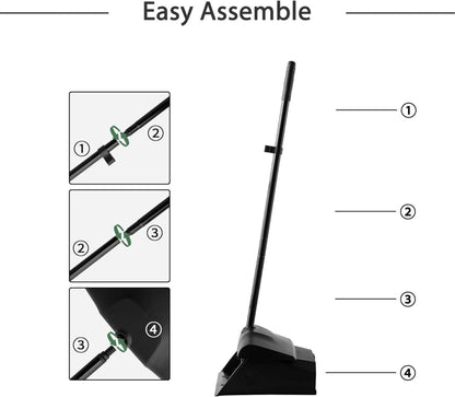 Eyliden Besen Kehrschaufelset Lang Griff Combo In/OutdoorJ