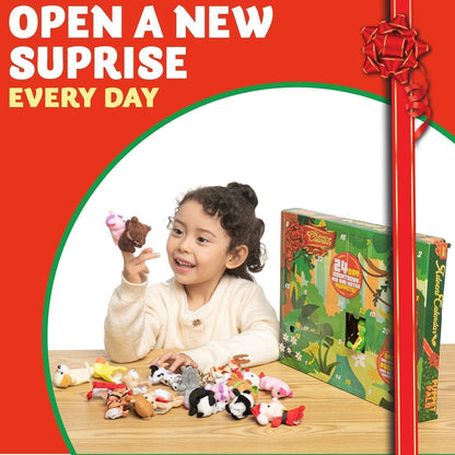 JOYIN 2026 Weihnachts-Adventskalender mit Fingerpuppen für