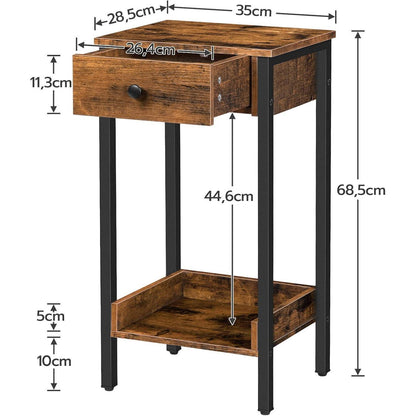 Beistelltisch mit Schublade und