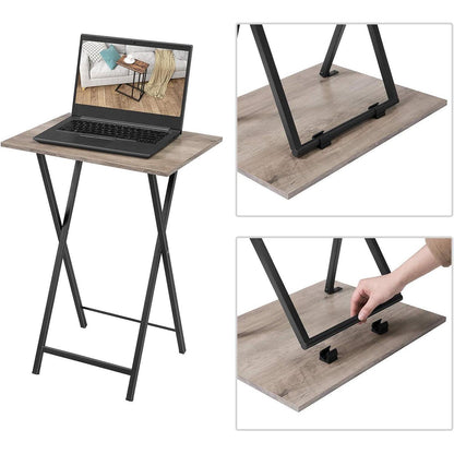 Klappbarer Beistelltisch Industriestil Tray Tablett Tisch