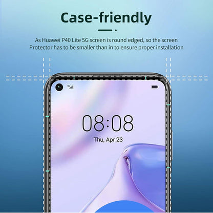 Panzer Schutz Glas Huawei P40 Lite 5G 2 Stück 9H Härte