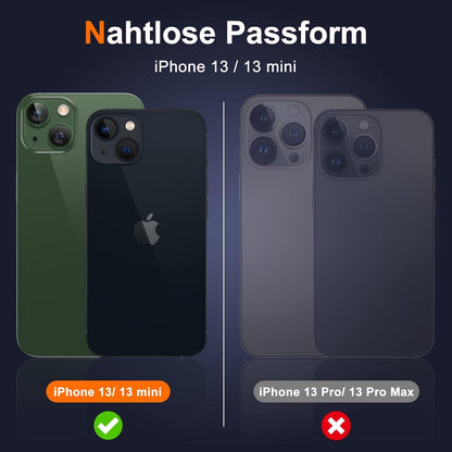 Kameraschutz für iPhone 13/13 Mini, 3er Set, Kratzfest, HD-Klar