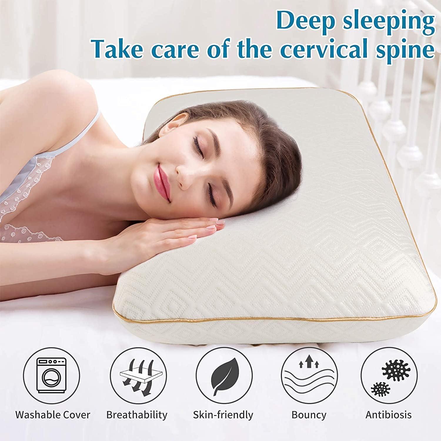 Memory Foam Kopfkissen Nackenkissen Ergonomisches Schlafkissen