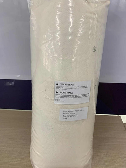 Memory Foam Nackenkissen Ergonomisches Schlafkissen 70x40x13cm