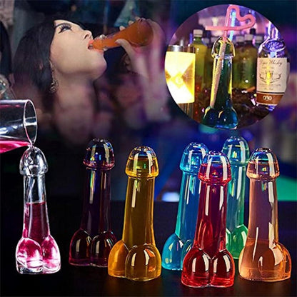 Weinglas Lustig Cocktailgläser 2er Set Junggesellen