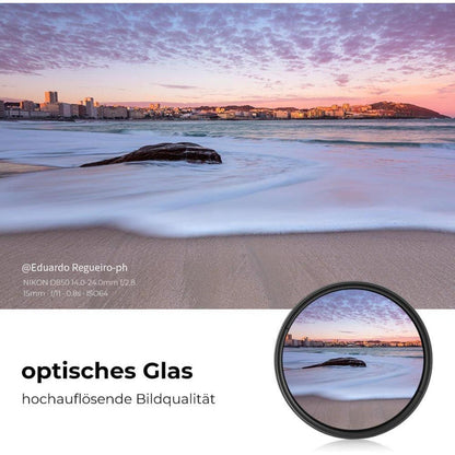 Variabler ND2-400 Filter B-Serie 62mm Schlankes Design
