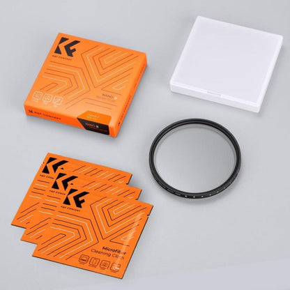 62mm Variabler ND Filter ND2-ND400 Slim Neutral Graufilter