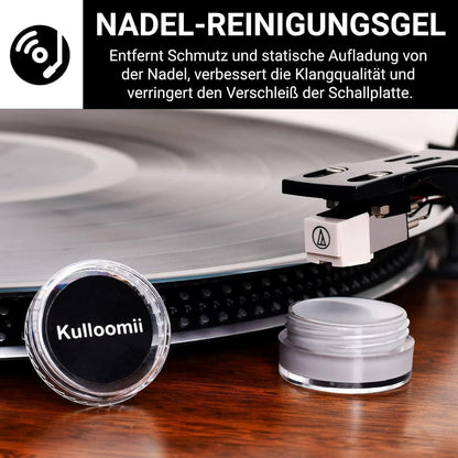 Antistatik Schallplattenbürste Reinigungsset 4in1 Vinyl LP
