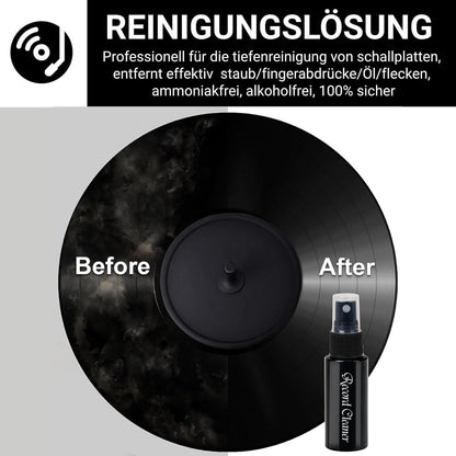 Antistatik Schallplattenbürste Reinigungsset 4in1 Vinyl LP