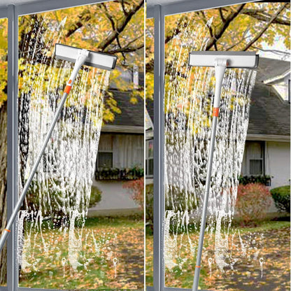 JEHONN Profi Fensterputzer Set 120 cm Teleskopstange