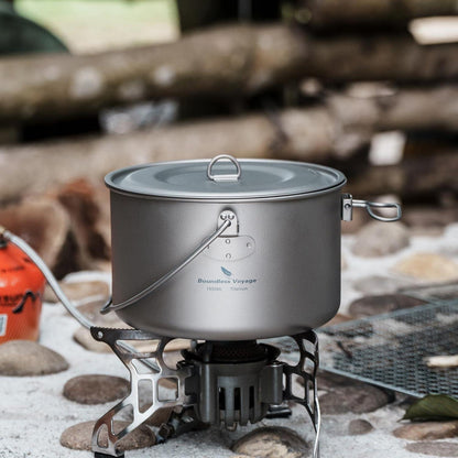 Titan Camping Kochset 1.3L/1.95L/2.9L Topf mit Deckel
