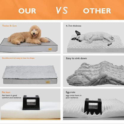 Orthopädisches Hundebett XL – Wasserdicht & Bequem