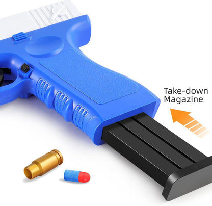 Spielzeug Soft Foam Gun Set mit 2 Magazin und Schalldämpfer, für Kinder