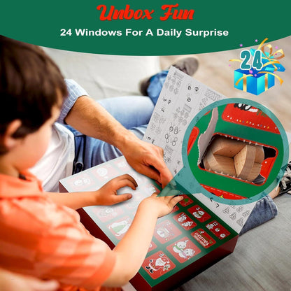 Adventskalender 2026 Knobelspiele Kinder Metall Holz Puzzle