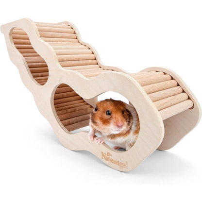 Niteangel Hamsterhaus mit Kletterleiter für kleine Haustiere